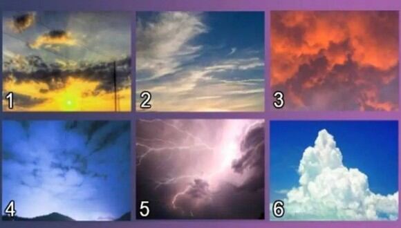 TEST VISUAL | En esta imagen se aprecian varios tipos de cielo. Escoge el que más te guste. (Foto: namastest.net)