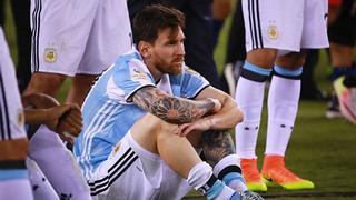 El sufrimiento de Lionel Messi durante los penales de la final contra Chile