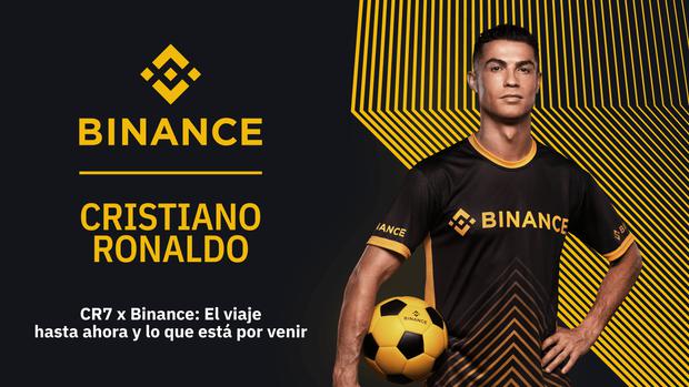 Cristiano Ronaldo fue imagen de la empresa Binance. (Foto: Binance)