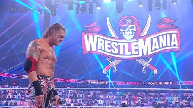 Edge ganó la Batalla Real masculina. (WWE)