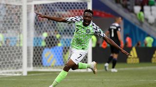 Salta de alegría: Musa anotó el segundo para Nigeria ante Islandia en Rusia 2018