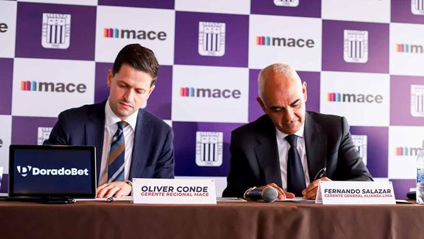 Alianza Lima firmó un convenio estratégico con Mace Group en septiembre del 2022. (Foto: Alianza Lima)