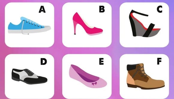 TEST VISUAL | En esta imagen se aprecian varios tipos de calzado. ¿Cuál es el que más te agrada? (Foto: namastest.net)