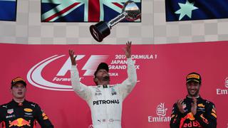Cada vez más cerca: Hamilton ganó el Gran Premio de Japón mientras que Vettel abandonó