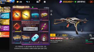 Free Fire: guía para obtener el UMP - Día Booyah 2021 con diamantes gratis sin hacks