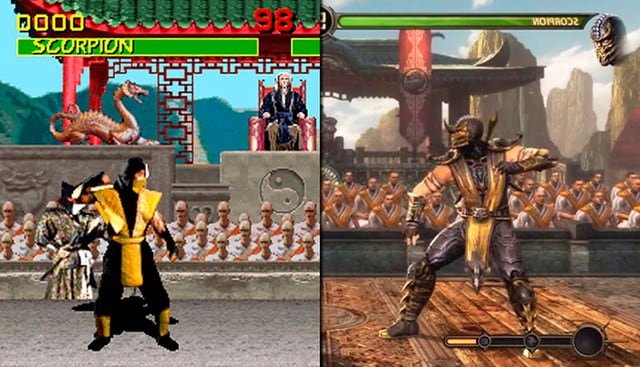 Evolución de Mortal Kombat (Foto: Internet)