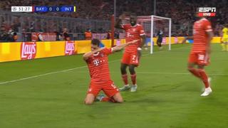 Ventaja de los ‘Bávaros’: gol de Pavard para el 1-0 del Bayern vs. Inter [VIDEO]