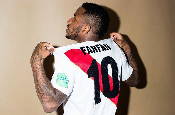 Jefferson Farfán viste la camiseta 10 desde 2011. Ese fue su número en el Mundial de Rusia. (Foto: Getty Images)