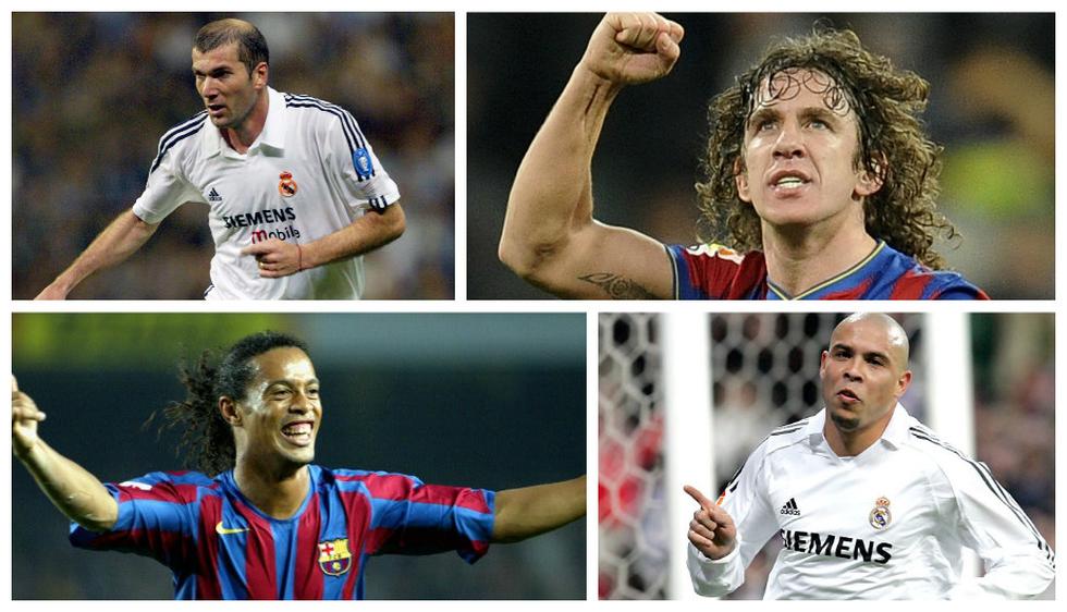 Los cracks que extrañamos ver en los clásicos Barcelona-Real Madrid. (Getty Images)