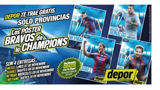Depor te trae gratis los pósters de los bravos de la Champions League