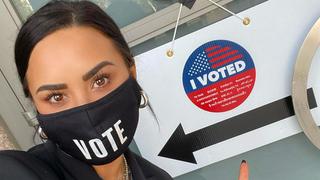 Demi Lovato celebra en Instagram su voto en las Elecciones de los Estados Unidos