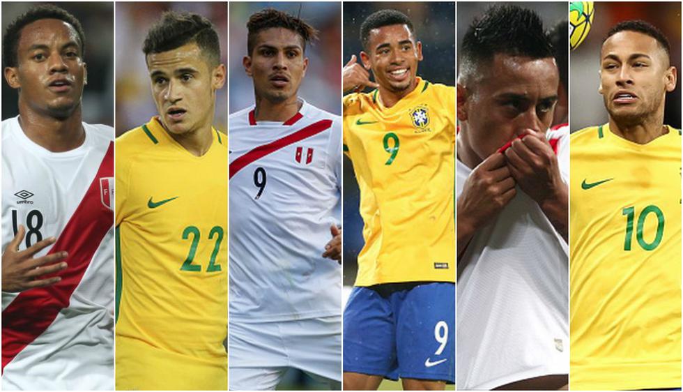 Perú ante Brasil: puesto por puesto, el valor de cada jugador titular (Getty)