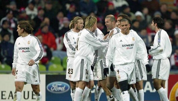 Figo, Ronaldo, Zidane, Guti, Beckham, algunos de los 'galácticos' del Real Madrid. (Foto: Agencias)