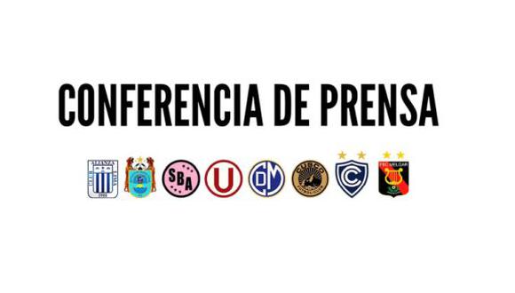 Clubes de la Liga 1 brindarán conferencia para hablar sobre los derechos de transmisión. (Foto: Twitter)