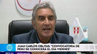 Juan Carlos Oblitas: "Gianluca Lapadula es italiano, ese tema no se ha vuelto a tocar"