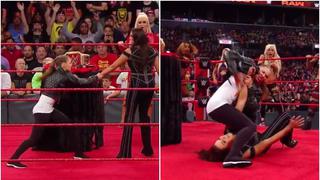 ¡Ella manda! Ronda Rousey atacó a Stephanie McMahon durante su celebración por el título en RAW [VIDEO]