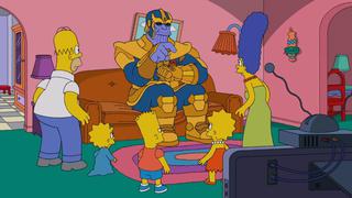 Avengers: Endgame | Thanos eliminó a 'Los Simpsons' en el más reciente gag del sofá [VIDEO]