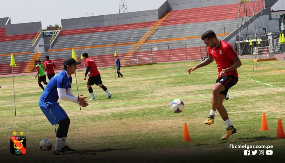 Pablo Miguez tuvo su primer entrenamiento con Melgar. (Fotos: Melgar FC)