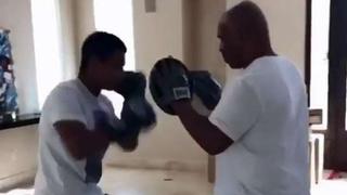 ¡De tal palo tal astilla! Hijo de Mike Tyson se grabó boxeando y sorprendió a los fanáticos [VIDEO]
