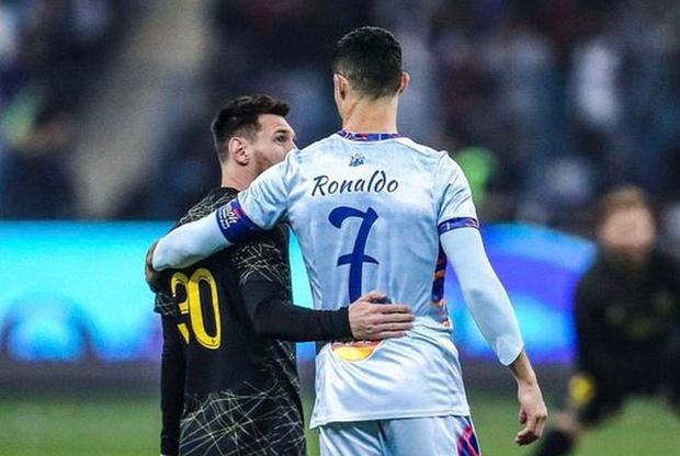 Cristiano Ronaldo Llegó Al Duelo Con Lionel Messi En El Kingdom Arena Al Nassr Vs El Inter