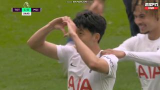 Gol de Son, no importa cuándo leas esto: el coreano anotó el 1-0 en el Manchester City vs. Tottenham [VIDEO]