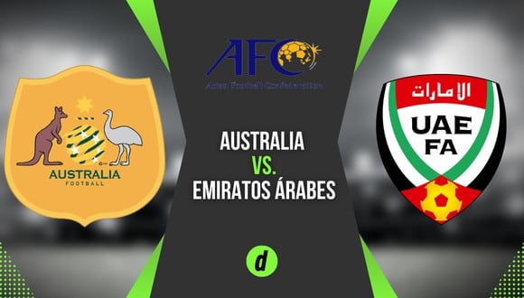Australia vs. Emiratos Árabes Unidos: fecha, hora y canales de repechaje de Asia a Mundial Qatar 2022.