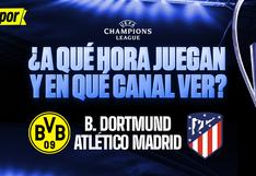 Borussia Dortmund vs. Atlético Madrid: a qué hora juegan por la Champions 