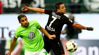 Con 'Chicharito': Bayer Leverkusen derrotó 2-1 a Wolfsburgo por Bundesliga