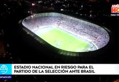 Selección peruana no jugaría ante Brasil en el Estadio Nacional