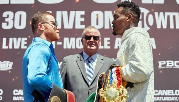 Canelo Alvarez and Jermell Charlo promise a great fight for boxing fans that will see the entire event on Showtime PPV in the United States. (Photo by ESTHER LIN / SHOWTIME)