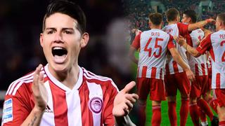 Juega para el equipo: asistencia de James Rodríguez para el 3-0 de Olympiacos vs. Asteras