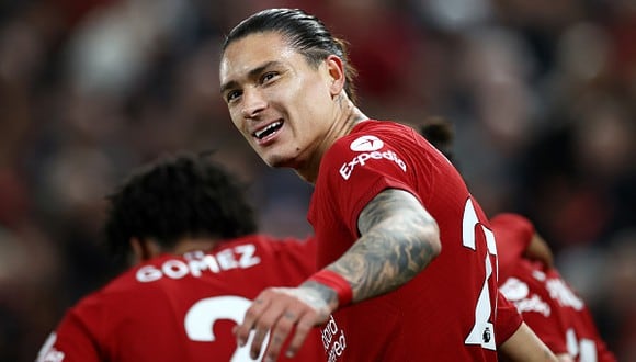 Darwin Núñez marcó el gol del triunfo de Liverpool sobre West Ham United en la Premier League. (Foto: Getty Images)