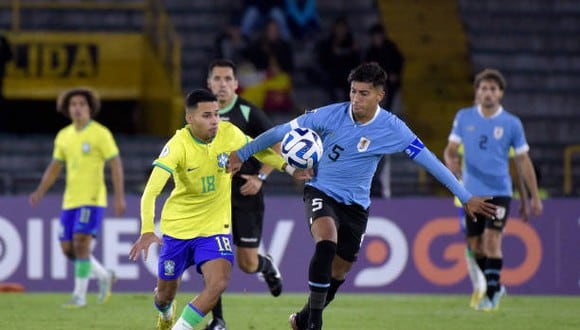 Brasil vs. Uruguay por el Sudamericano Sub-20. (Foto: Getty Images)