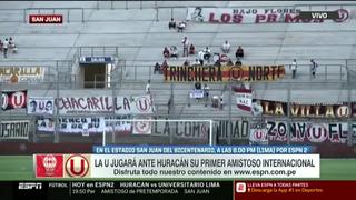Se las llevaron a Argentina: hinchas de Universitario lucieron banderolas en el estadio Bicentenario [VIDEO]