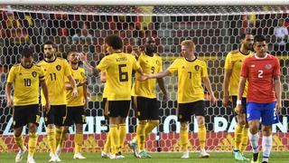 Bélgica goleó 4-1 a Costa Rica en la última prueba rumbo al Mundial Rusia 2018