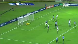 Con complicidad del portero: Mac Allister anotó de tiro libre el 1-0 de Argentina sobre Uruguay por Cuadrangular Final [VIDEO]