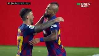 El 'Principito' y el 'Rey': Vidal marcó el 5-1 del Barza ante Betis tras asistencia de Griezmann [VIDEO]