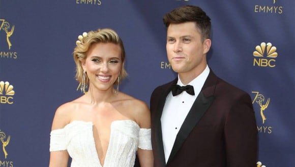 Scarlett Johansson contrajo matrimonio con el actor cómico Colin Jost, tras comprometerse en mayo de 2019 (Foto: Reuters)