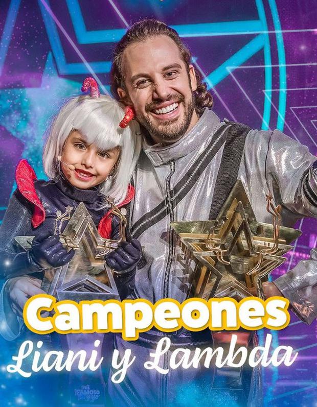 Lambda García y la pequeña Liana se convirtieron en los ganadores (Foto: Lambda García/Instagram)