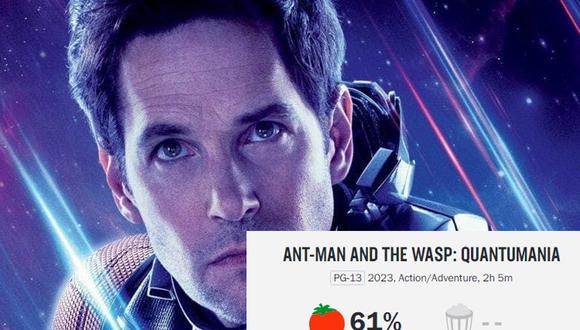 ¿“Ant-Man and the Wasp: Quantumania” es una mala película? Los críticos ya dejaron sus puntajes en Rotten Tomatoes. (Foto: Marvel)