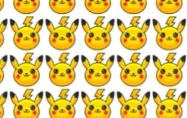 ¿Puedes hallar al Pikachu diferente del resto en la imagen viral? (Foto: Facebook)
