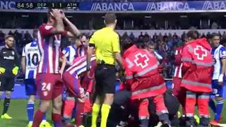 Fernando Torres inconsciente: la desesperación de Giménez al ver así a su compañero