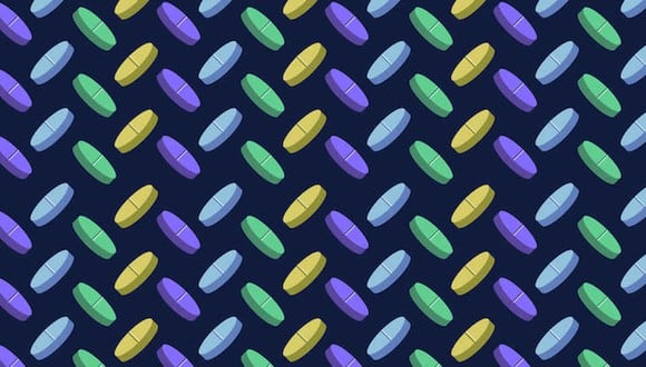 En esta imagen hay pastillas partidas a la mitad. Hállalas. (Foto: Noticieros Televisa)