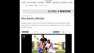 Así informó la prensa paraguaya sobre el triunfo de Perú en Trujillo