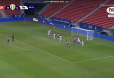 Por arriba, su especialidad: Samudio abre el marcador para Paraguay vs. Chile [VIDEO]