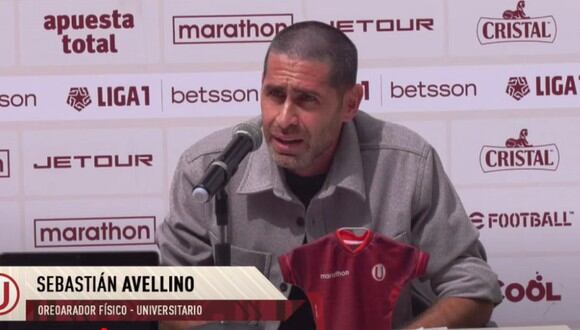 Sebastián Avellino brindó conferencia de prensa. (Captura)