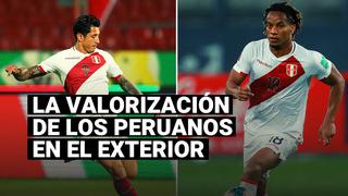 Conoce la valorización de los futbolistas peruanos en el exterior tras un 2020 atípico