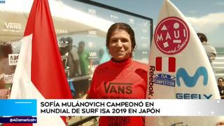 Sofía Mulanovich se coronó campeona mundial ISA en Japón