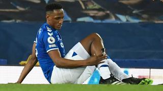 Una nueva preocupación en Colombia: Yerry Mina salió lesionado en el Everton vs. Newcastle
