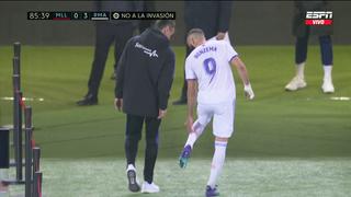 A puertas del ‘Clásico’: Karim Benzema se retiró lesionado en el Real Madrid vs. Mallorca [VIDEO]